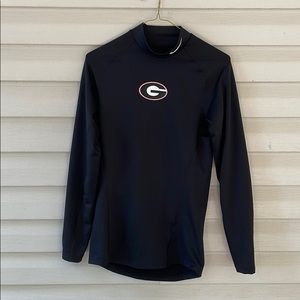 Black UGA Georgia Nike cold weather turtleneck